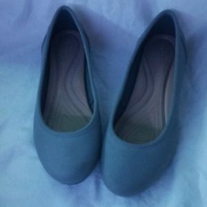 Grey Womans Crocs at Work Flats